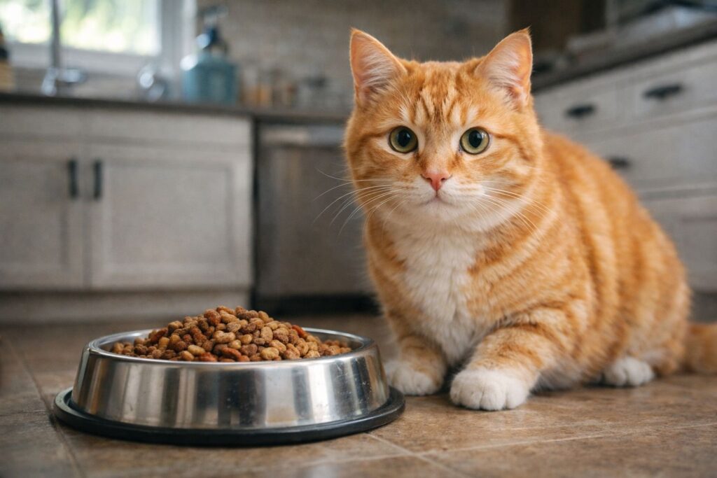 Kodėl katė kartais atsisako ėsti - galimos priežastys