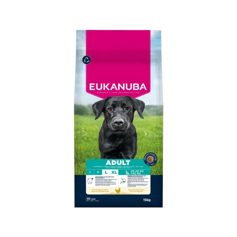 Eukanuba Adult Large & Giant Breed su vištiena, 15 kg