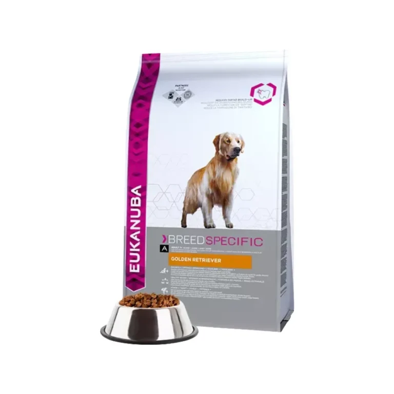 Sausas maistas šunims | Eukanuba Golden Retriever Adult su vištiena, 12 kg