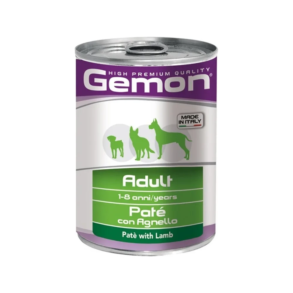 Gemon Adult paštetas su ėriena, 400 g