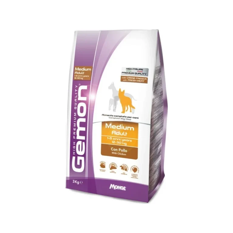 Sausas maistas šunims | Gemon Medium Adult su vištiena, 3 kg