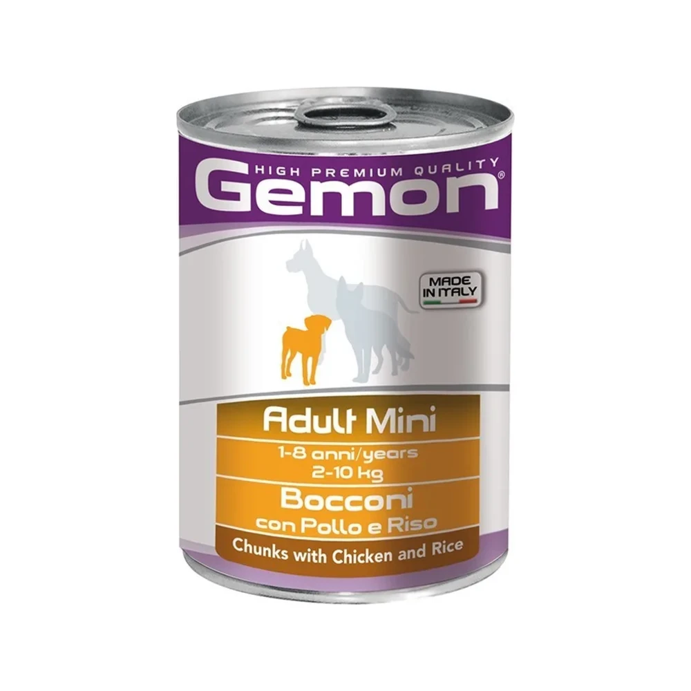 Gemon Mini Adult su vištiena ir ryžiais, 415 g