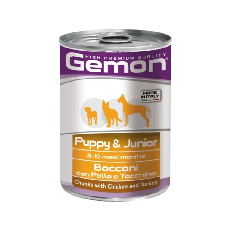 Gemon Puppy & Junior su vištiena ir kalakutiena, 415 g