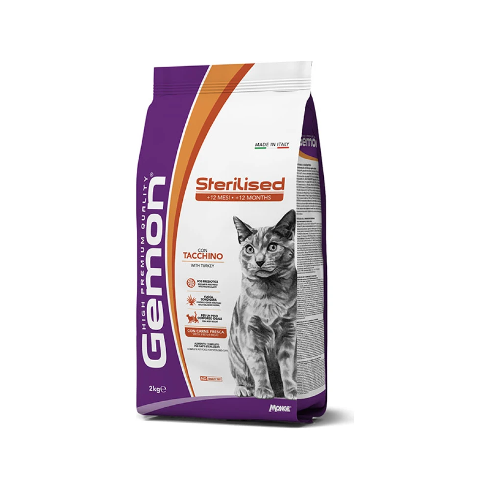 Gemon Sterilised su kalakutiena, 2 kg