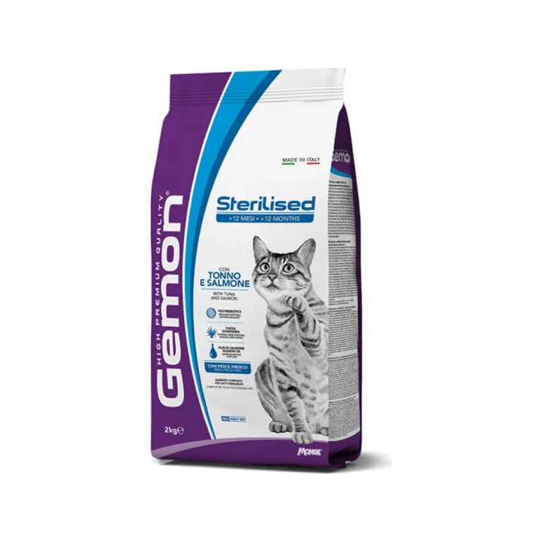 Gemon Sterilised su tunu ir lašiša, 2 kg