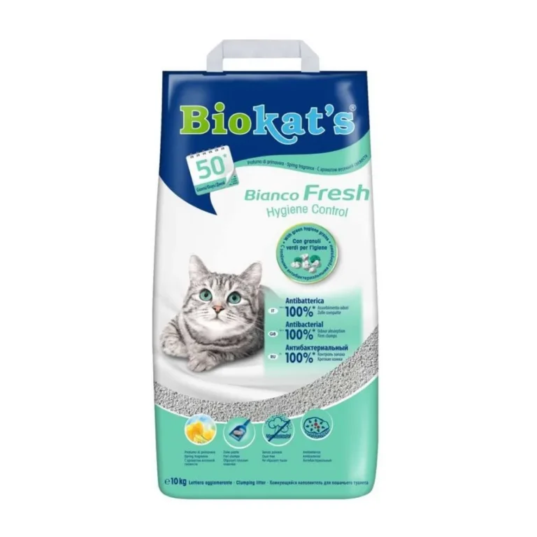 Kraikas katėms | Biokat's Bianco Fresh Hygiene Control baltas, 10 kg