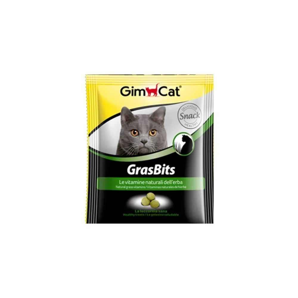 Skanėstai katėms | GimCat Grasbits su žole, 50 g