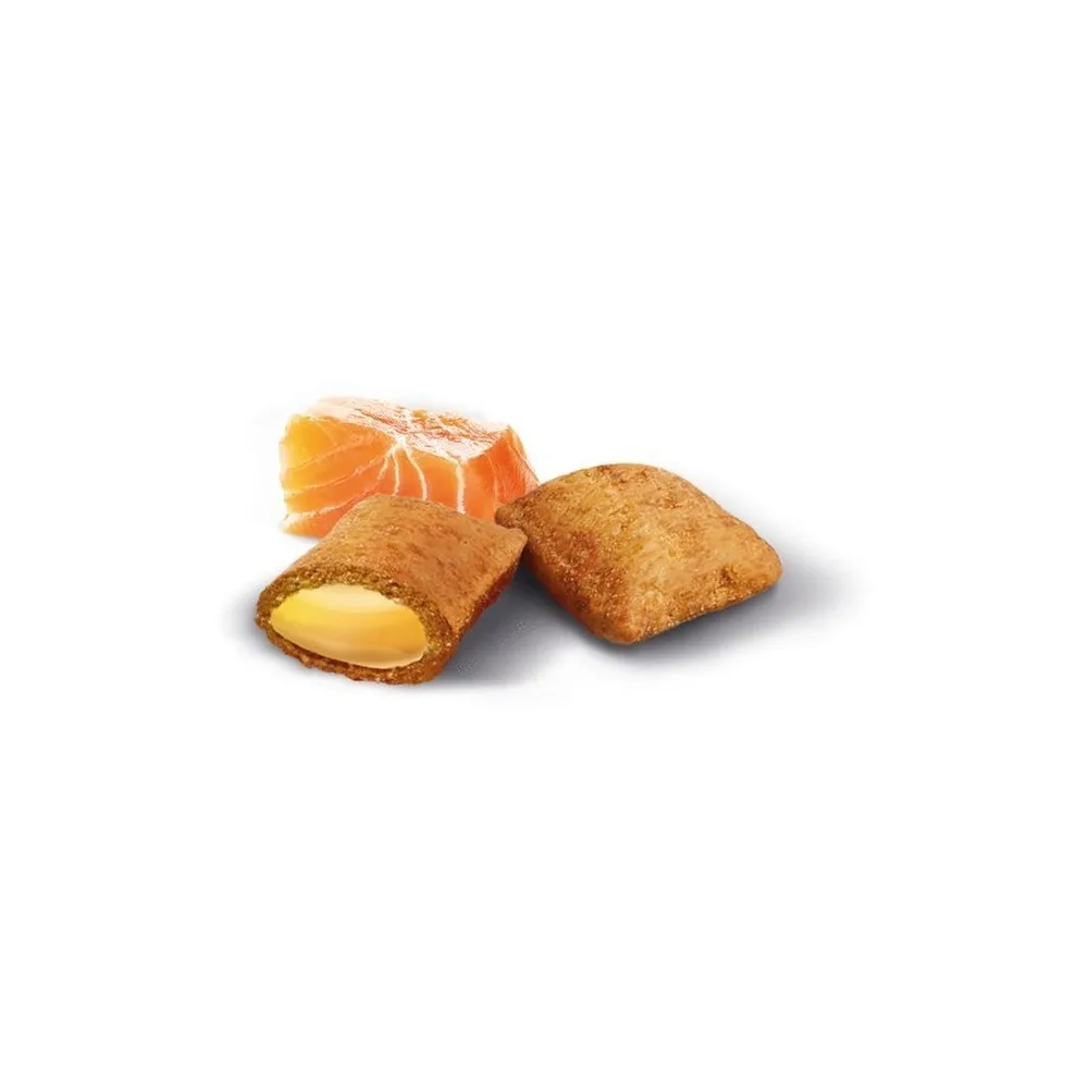 Skanėstai katėms | GimCat Nutri Pockets su lašiša ir Omega 3 ir 6, 60 g