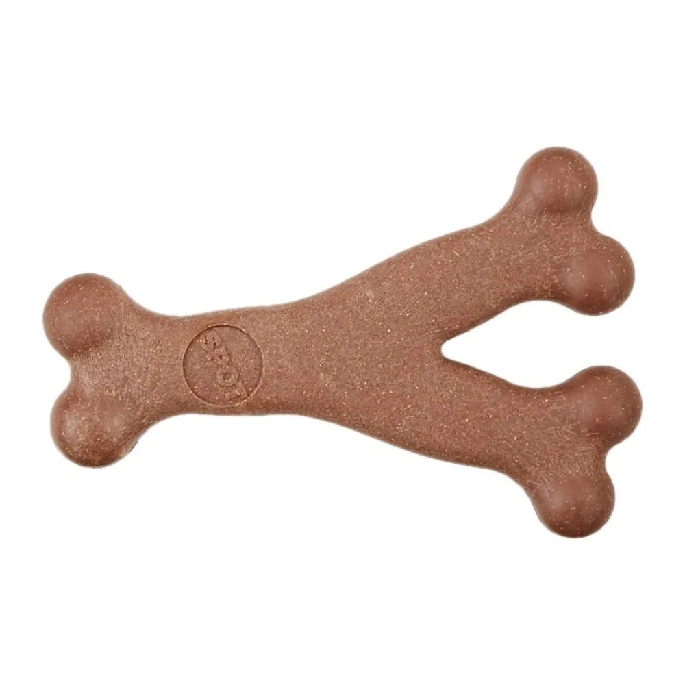 Kramtukas šunims | GimDog Bam-Bones bambukinis kaulas su vištienos skoniu, 13,3 cm