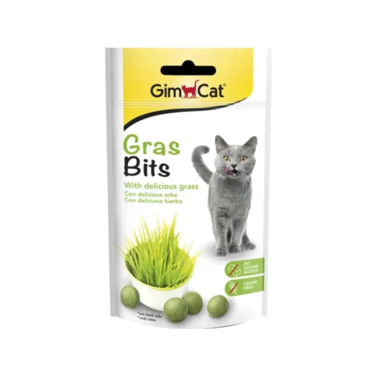 Skanėstai katėms | GimCat Grasbits su žole, 50 g