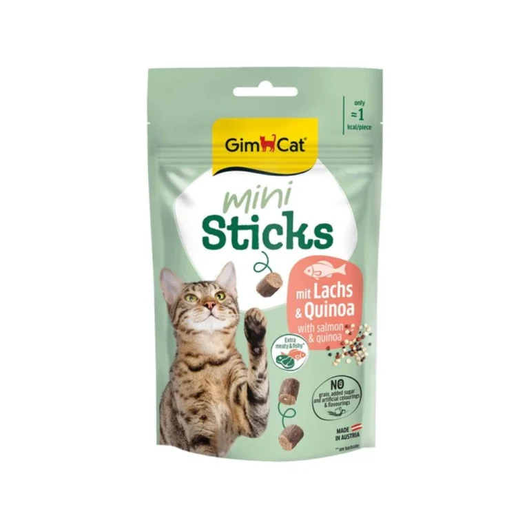 GimCat Mini Sticks su lašiša ir bolivine balanda, 50 g