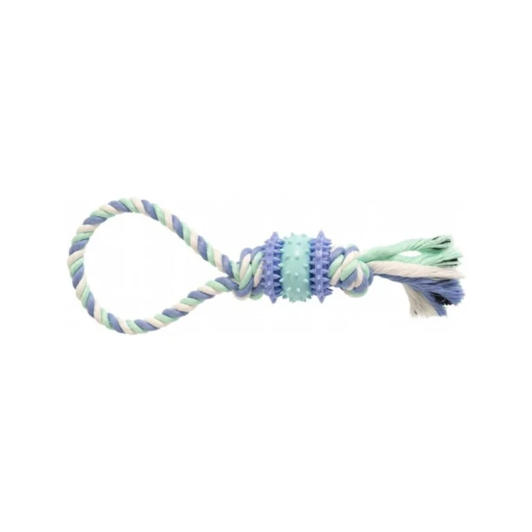 GimDog Cotton Dent Plus virvė su TPR, 30 cm