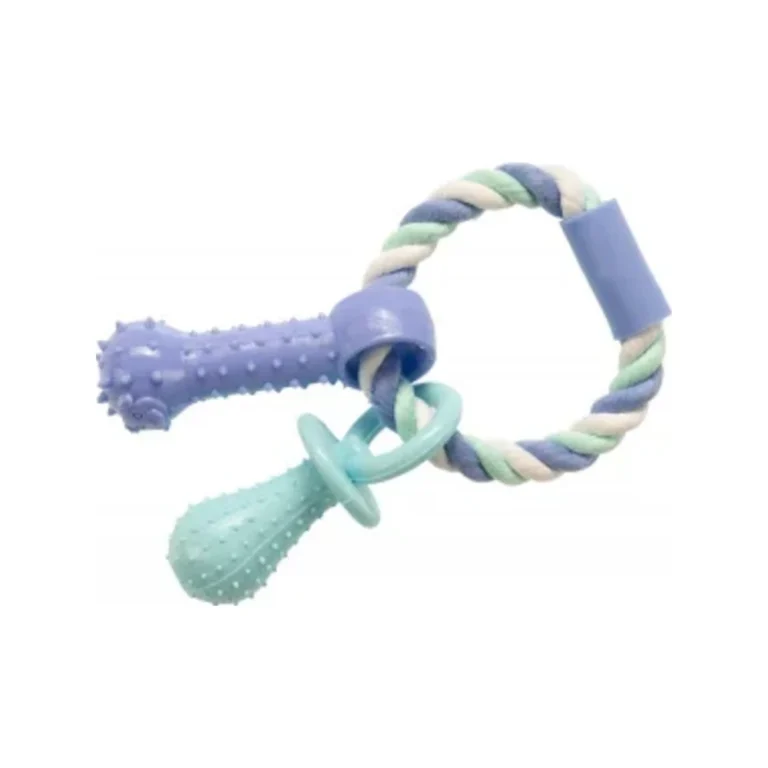 GimDog Cotton Dent žiedas su virve, 15 cm