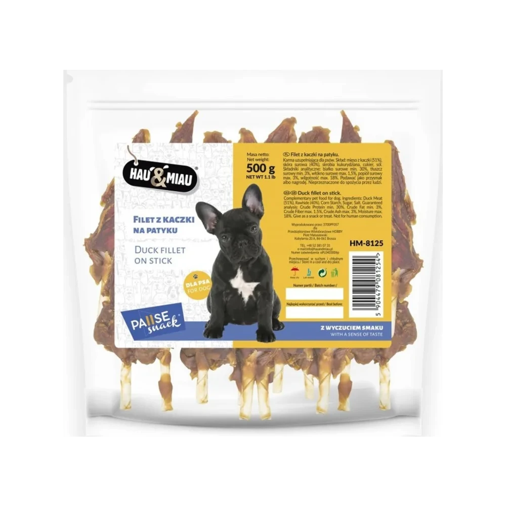 Hau&Miau antienos filė ant pagaliukų, 500 g
