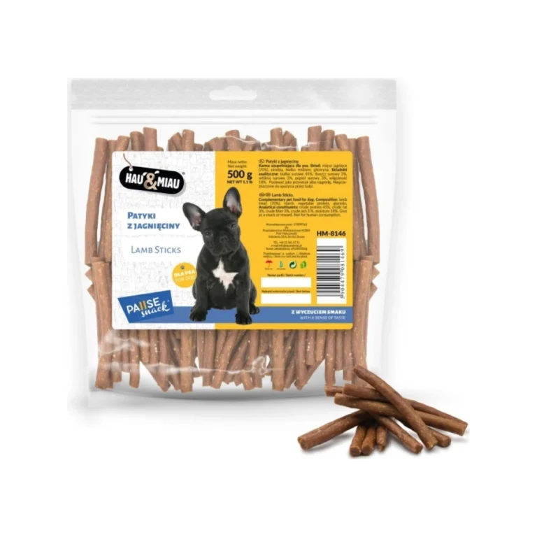 Hau&Miau ėrienos lazdelės, 500 g