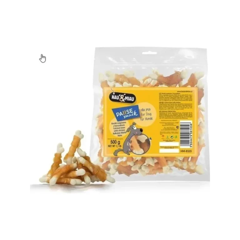 Hau&Miau kalcio kauliukai su vištiena, 500 g