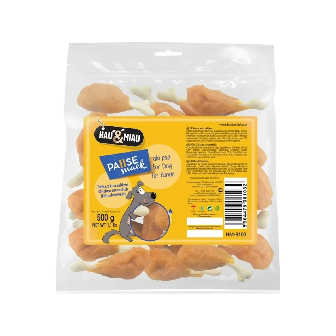 Hau&Miau vištų šlaunelės, 500 g