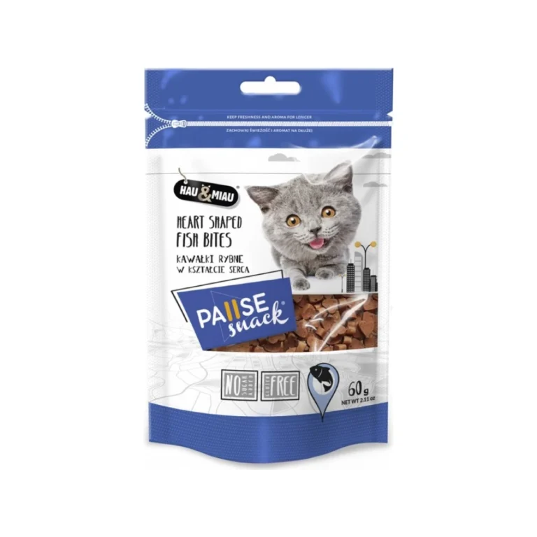 Hau&Miau žuvies širdelės, 60 g