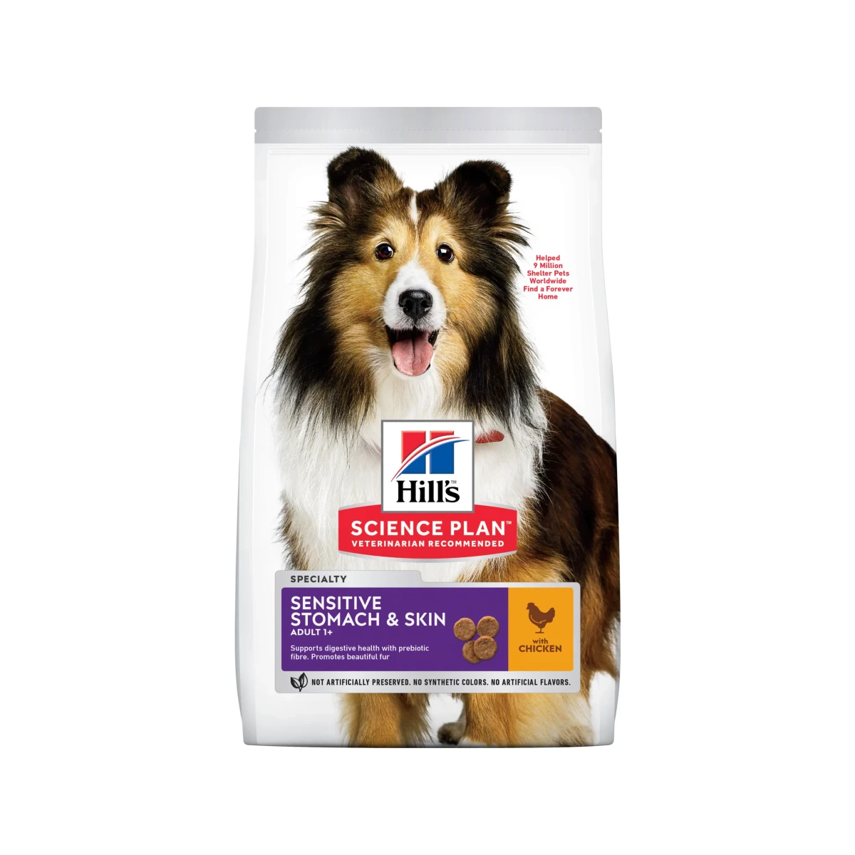 Hill's Science Plan Adult Sensitive Stomach & Skin Medium Chicken, 14 kg