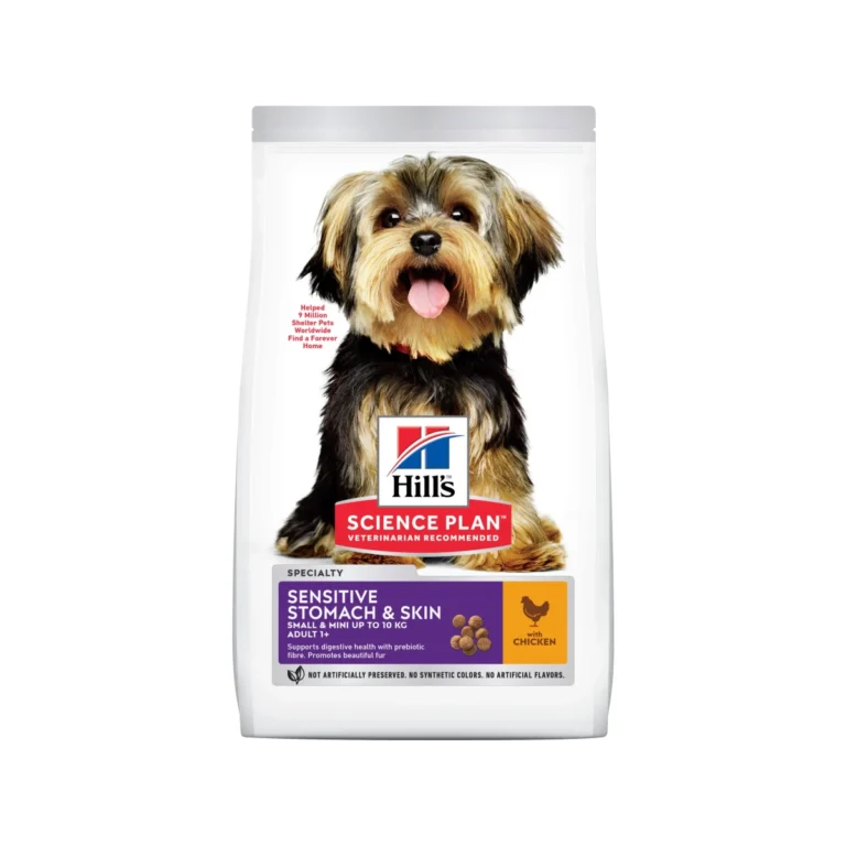 Hill's Science Plan Adult Sensitive Stomach & Skin Small & Mini Chicken, 1,5 kg