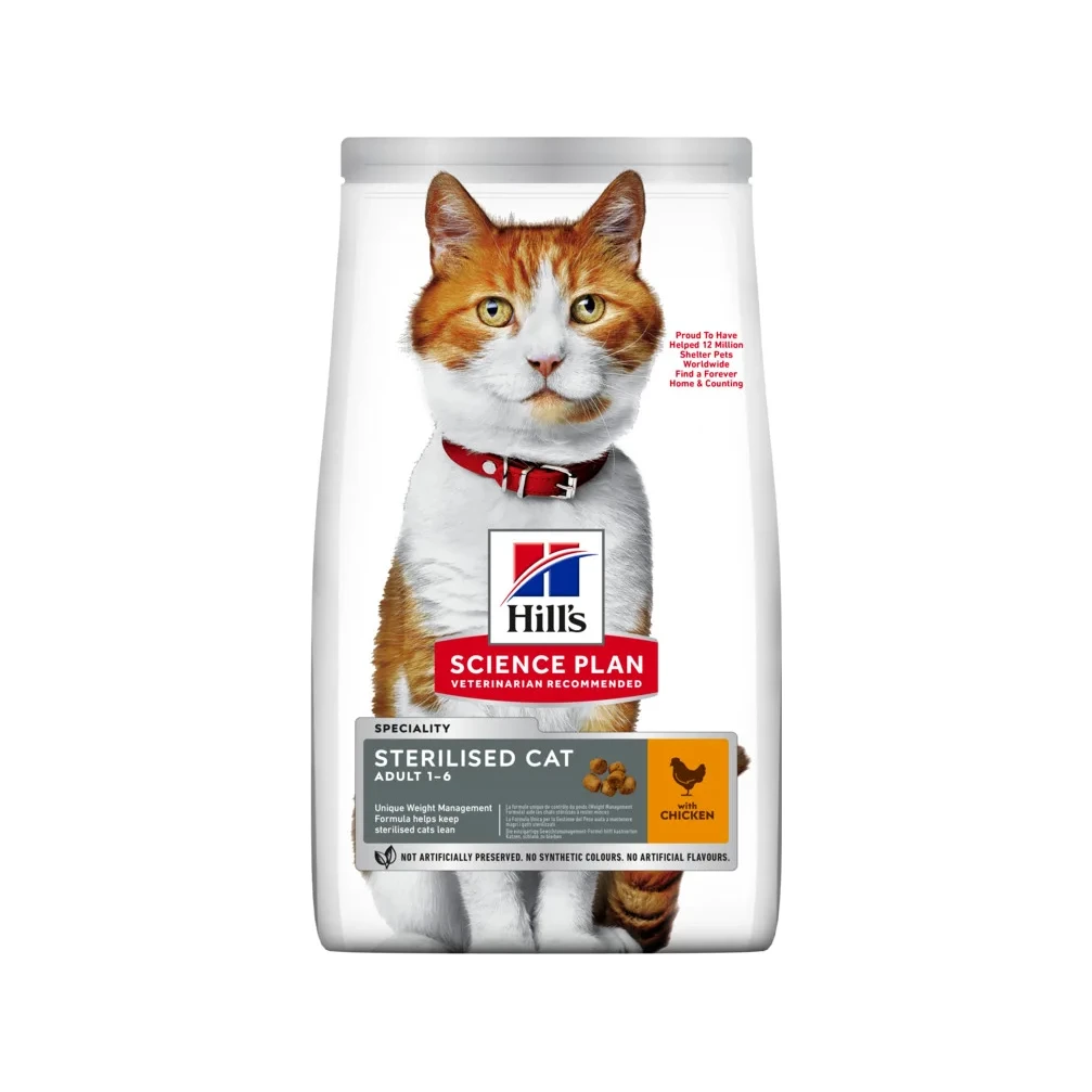 Hill's Science Plan Sterilised Cat Adult Chicken, 3 kg