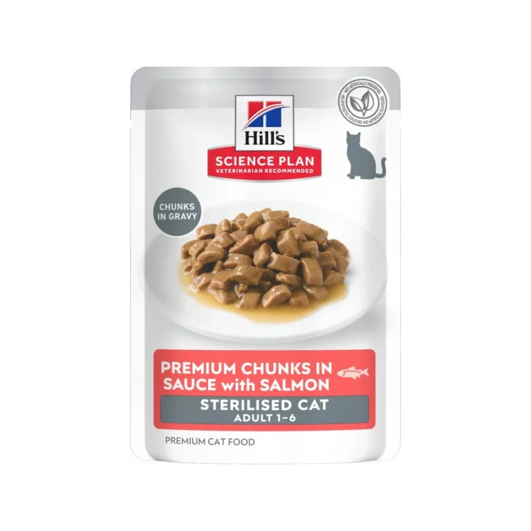Hill's Science Plan Sterilised Cat Salmon, 12 x 85 g