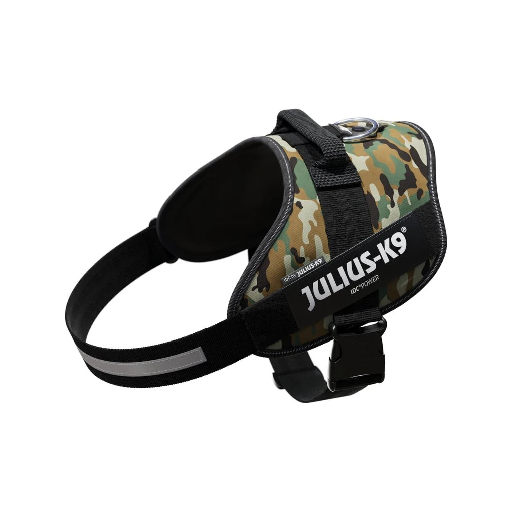 Julius-K9 IDC Powerharness petnešos, 2XL (dydis 3), 82–116 cm, kamufliažinės