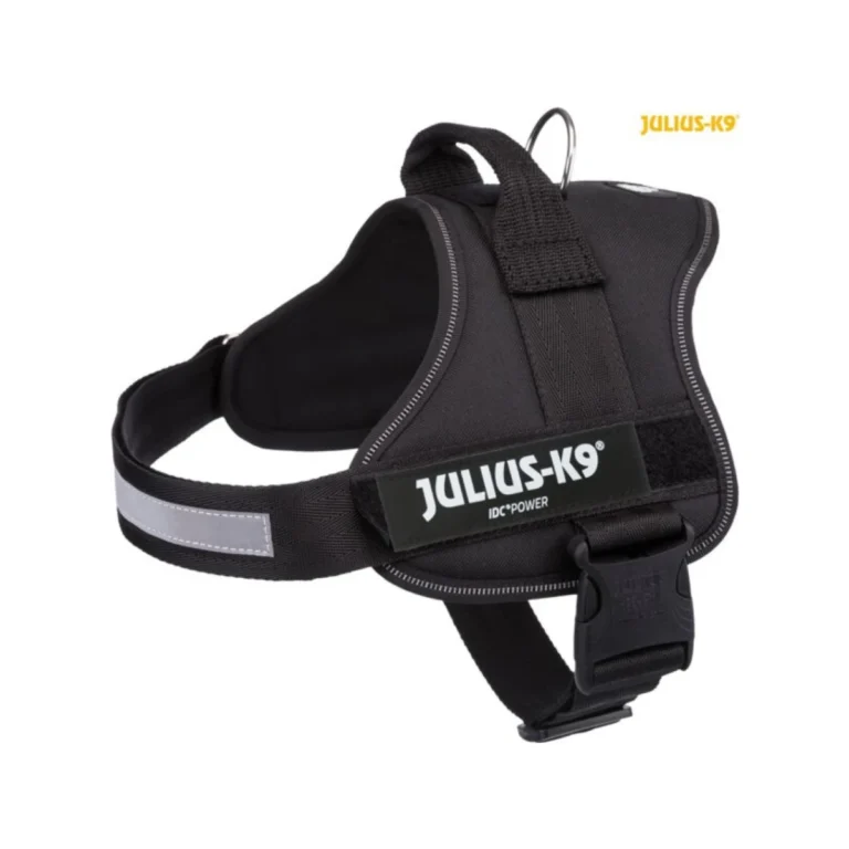 Julius-K9 IDC Powerharness petnešos šunims, 2 (XL) dydis, 71–96 cm / 50 mm, juodos