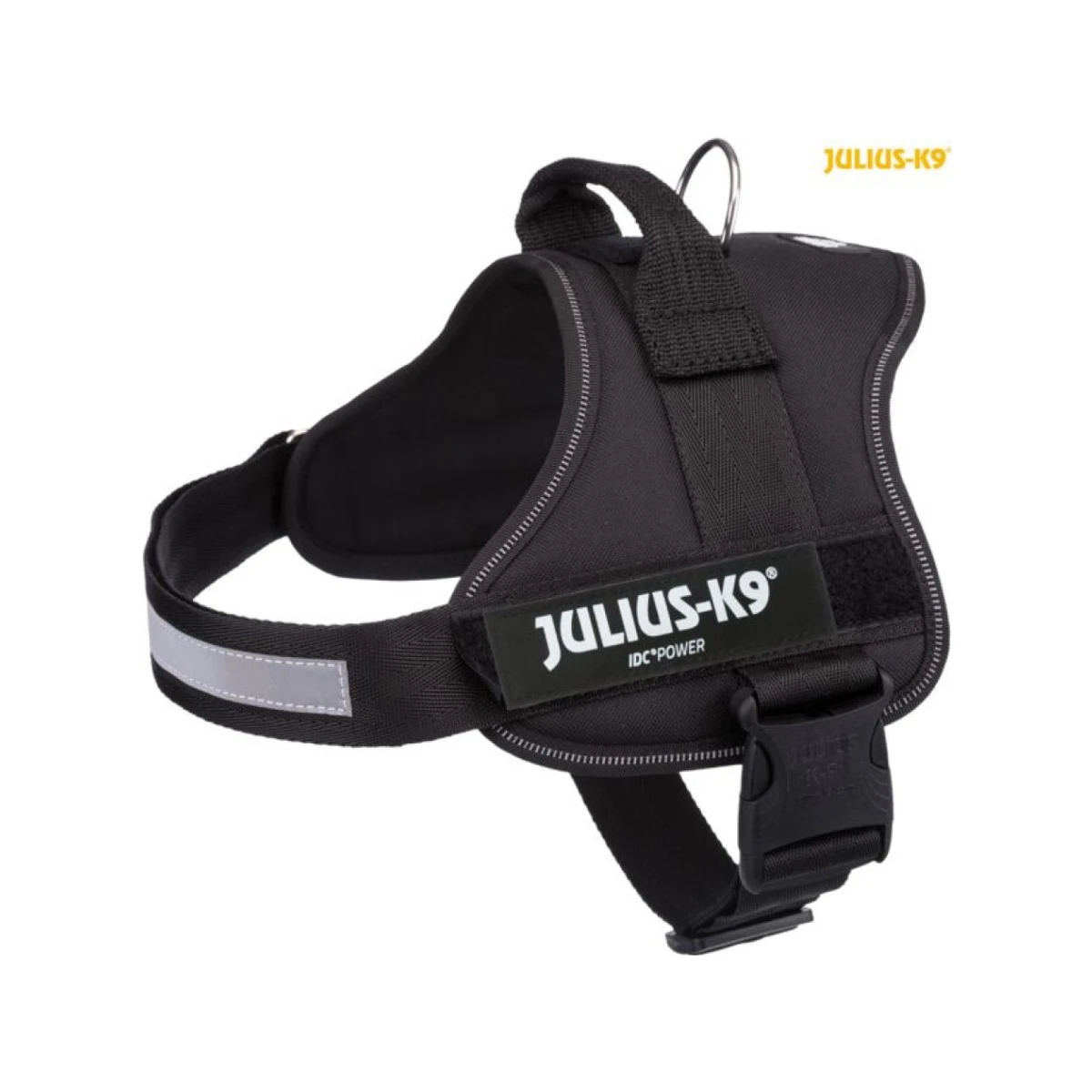 Julius-K9 IDC Powerharness petnešos šunims, 2 (XL) dydis, 71–96 cm / 50 mm, juodos