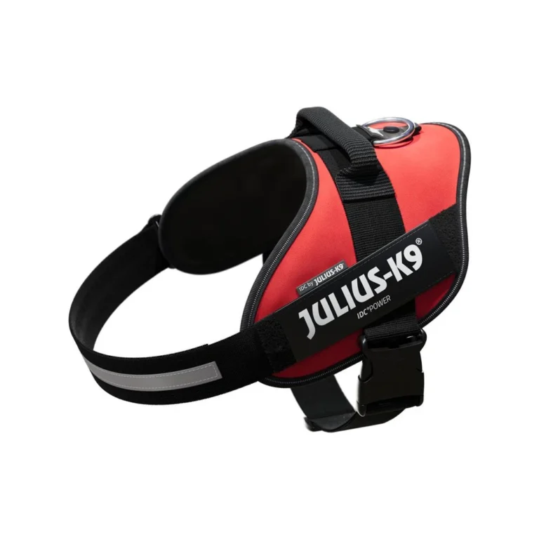 Julius-K9 IDC Powerharness petnešos, XL (dydis 2), 71–96 cm, raudonos