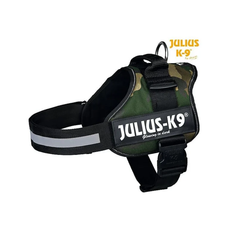 Julius-K9 K9-Powerharness petnešos, L/1, 66–85 cm / 50 mm, kamufliažinės