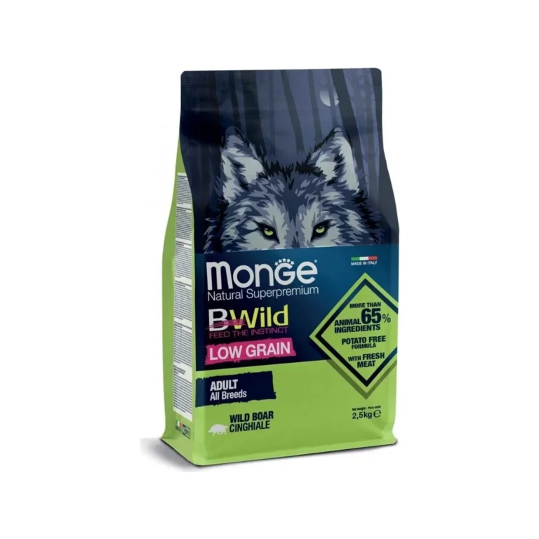 Sausas maistas šunims | Monge BWild Adult šerniena, 2,5 kg