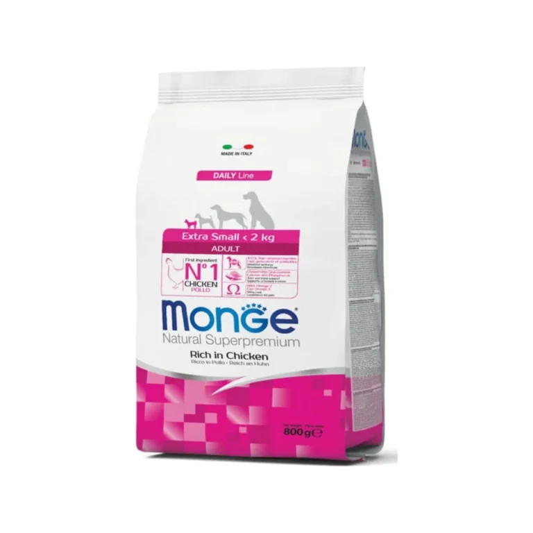 Monge Extra Small Adult su vištiena, 800 g