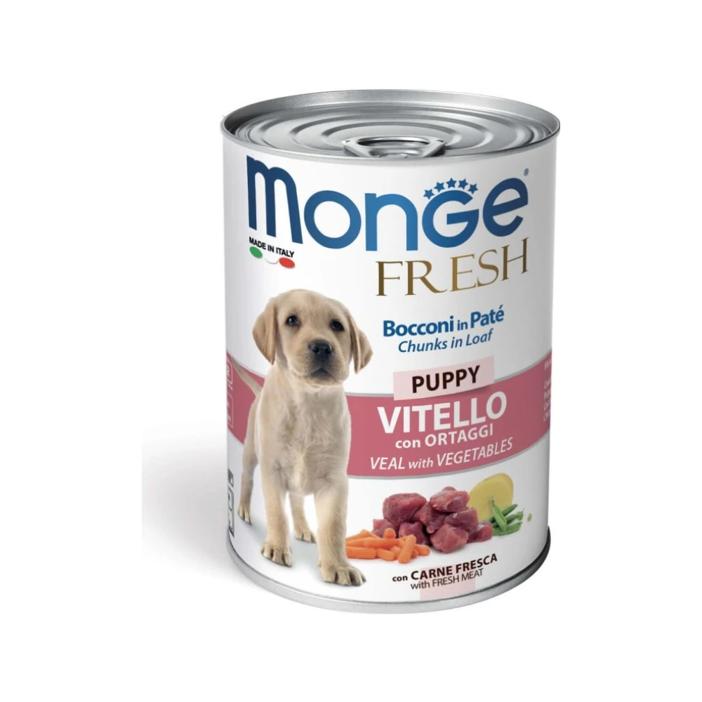 Monge Fresh Puppy su veršiena ir daržovėmis, 400 g