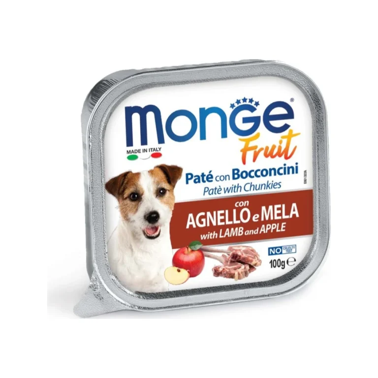 Monge Fruit paštetas su ėriena ir obuoliais, 100 g