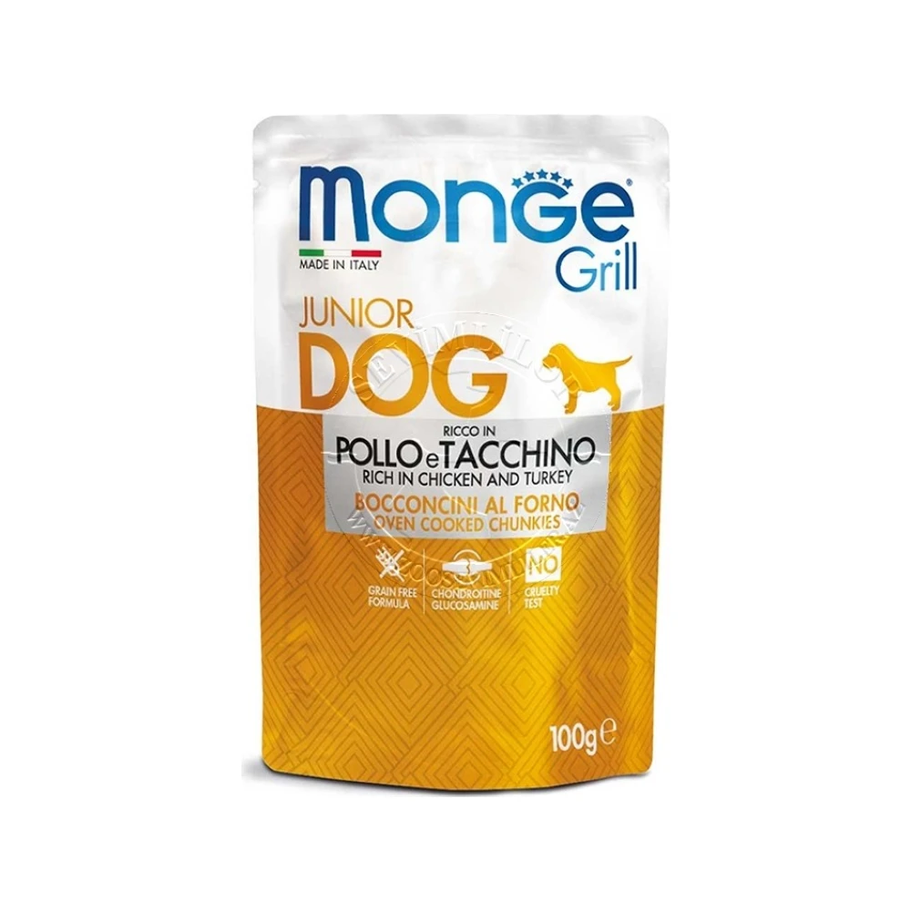 Monge Grill Puppy su vištiena ir kalakutiena, 100 g