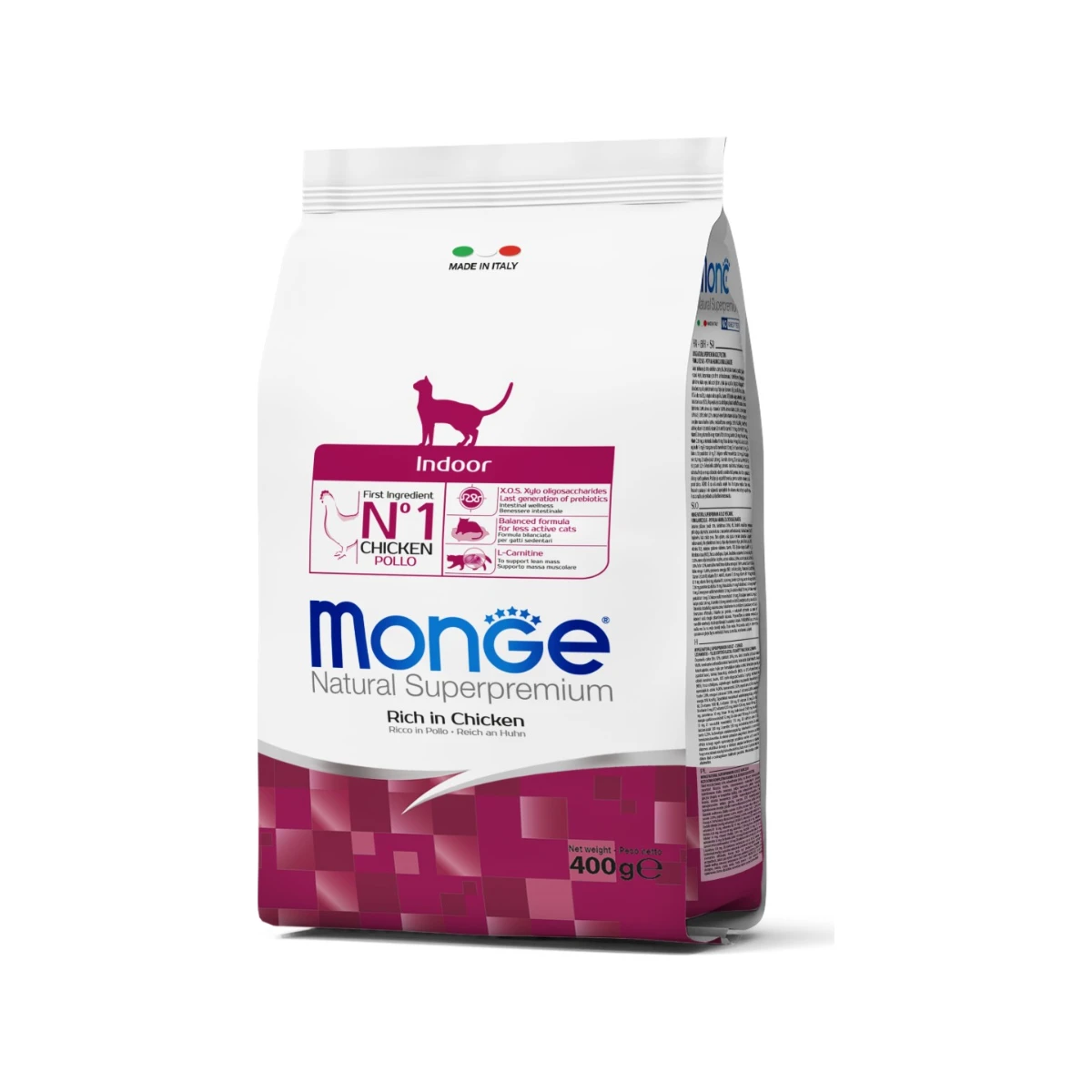 Monge Indoor su vištiena, 400 g
