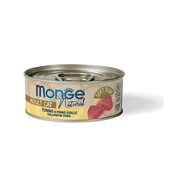 Monge Jelly geltonpelekis tunas želėje, 80 g