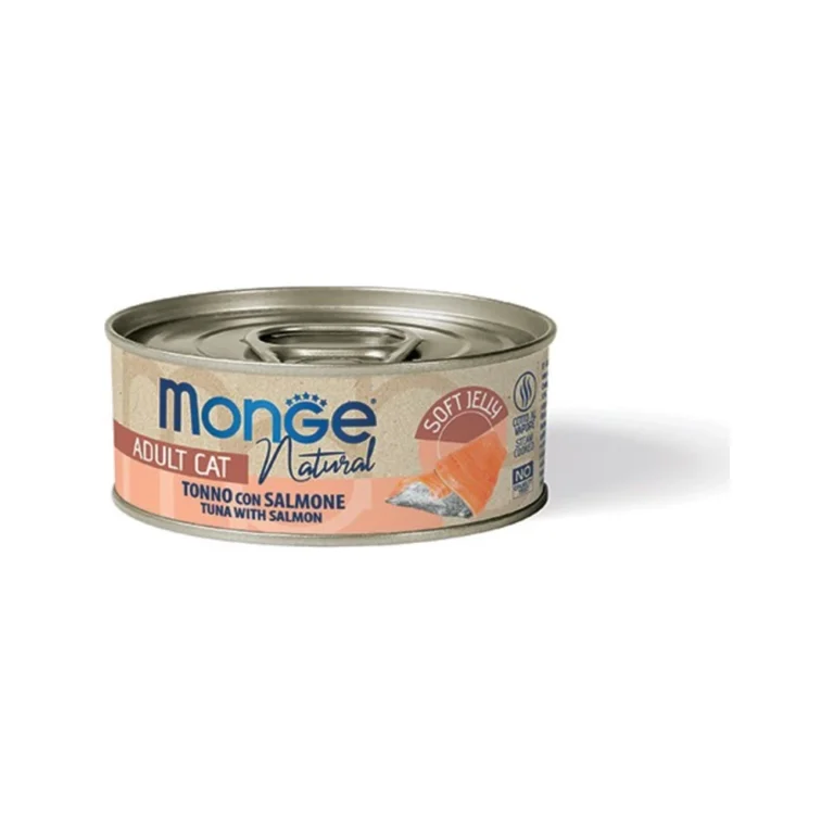 Monge Jelly tunas su lašiša želėje, 80 g