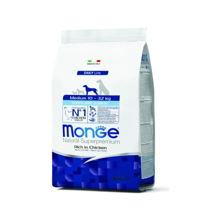 Sausas maistas šuniukams | Monge Medium Puppy su vištiena, 800 g