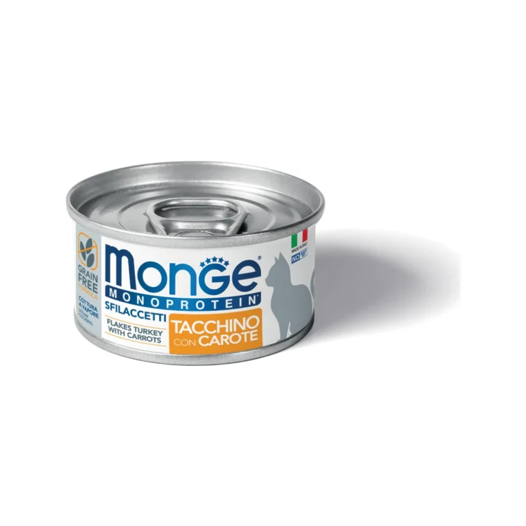 Monge Monoprotein Flakes su kalakutiena ir morkomis, 80 g