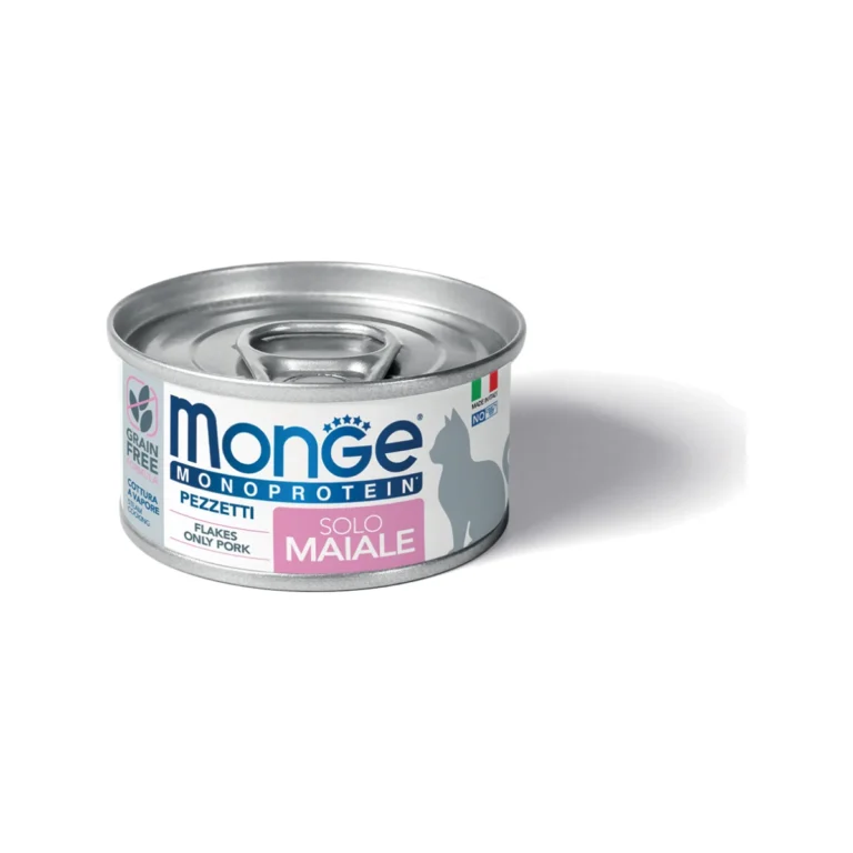 Monge Monoprotein Flakes tik su kiauliena, 80 g