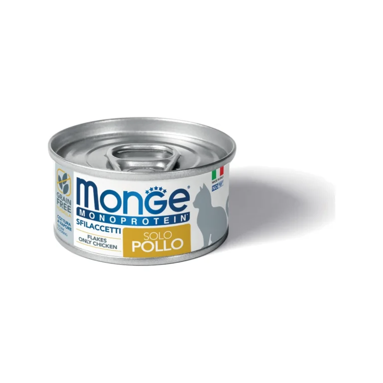 Monge Monoprotein Flakes tik su vištiena, 80 g