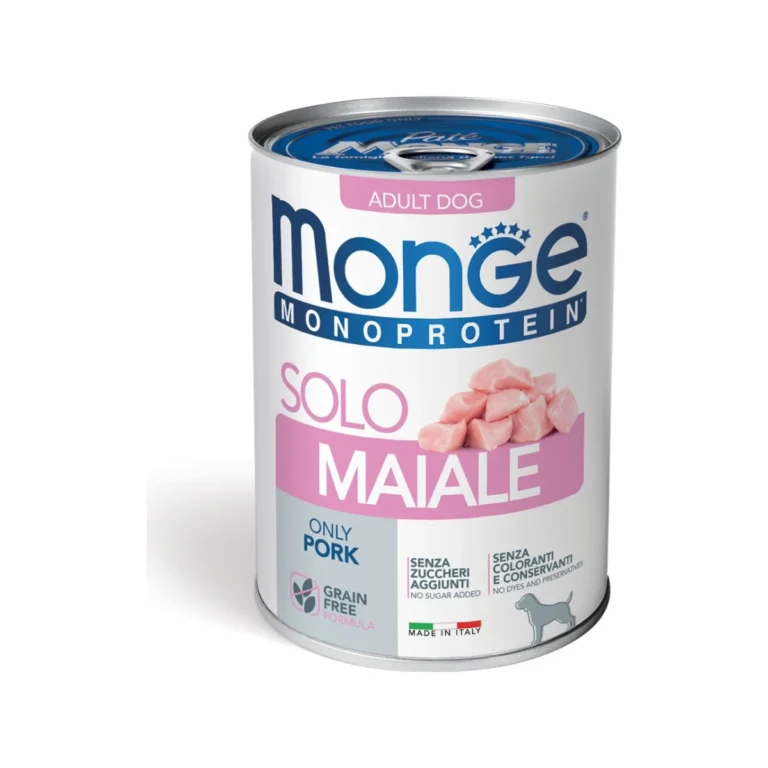 Monge Monoprotein Solo paštetas su kiauliena, 400 g
