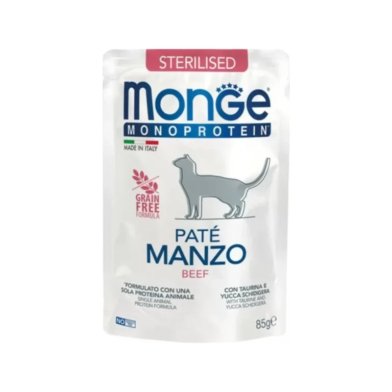 Monge Monoprotein Sterilised paštetas su jautiena, 85 g