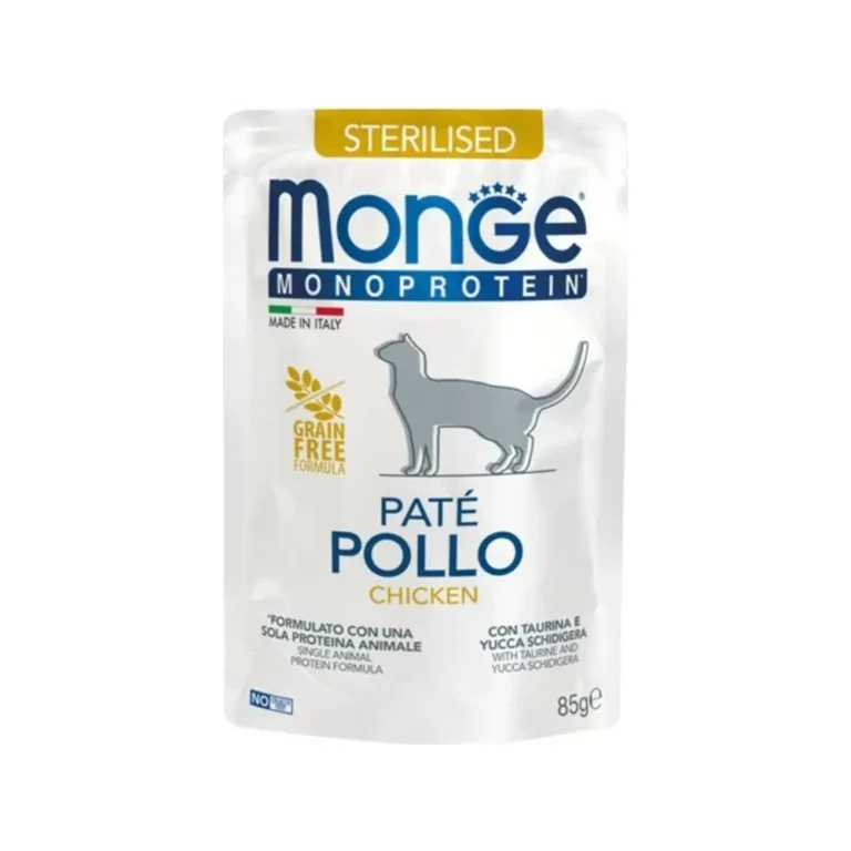 Monge Monoprotein Sterilised paštetas su vištiena, 85 g