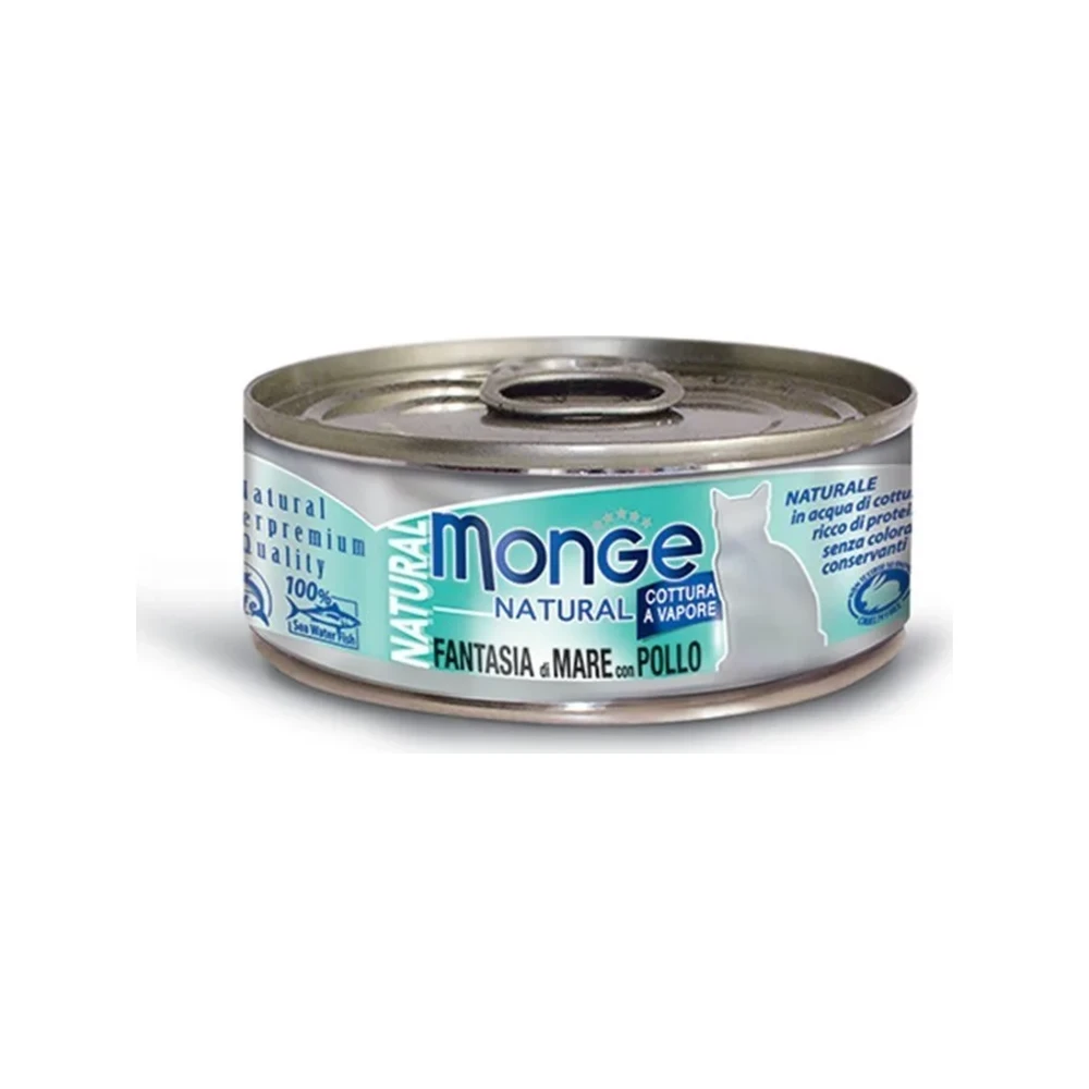 Monge Natural jūros gėrybės su vištiena, 80 g