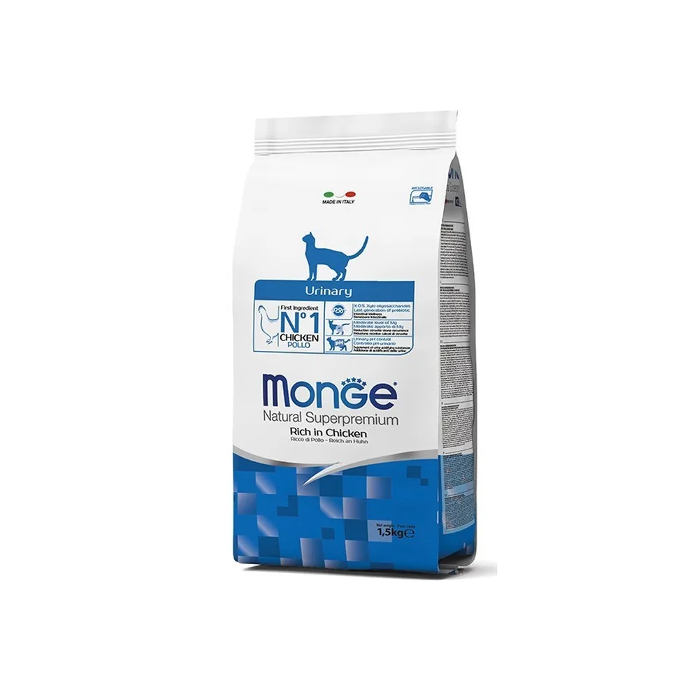 Monge Urinary vištiena sausas maistas katėms 1,5kg