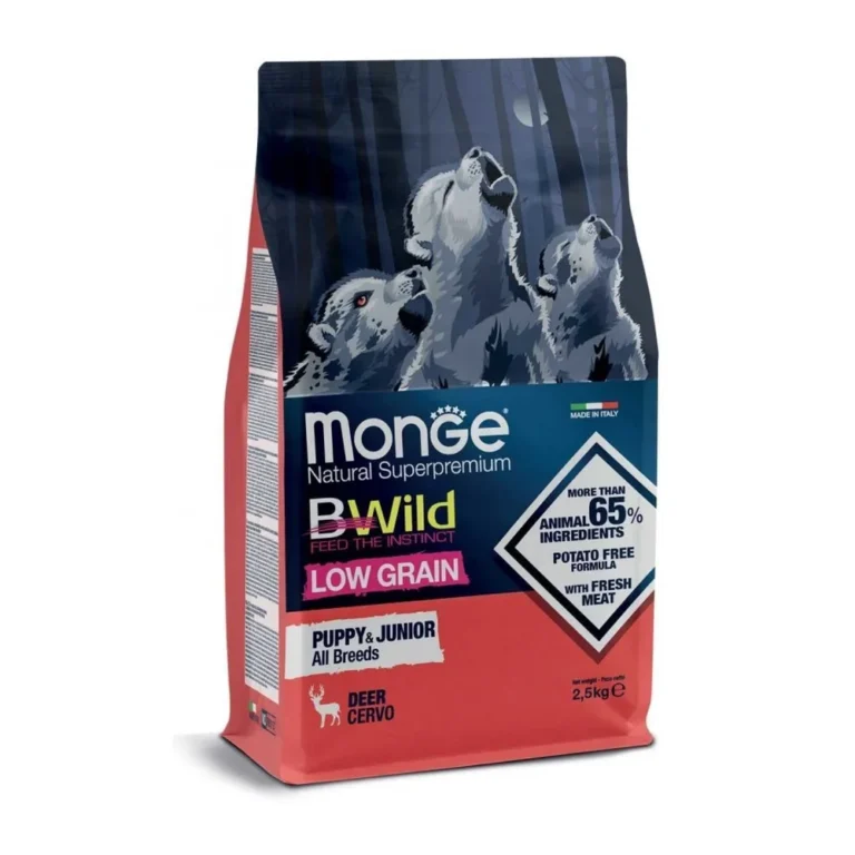 Monge BWild Puppy elniena sausas maistas šunims 2,5 kg