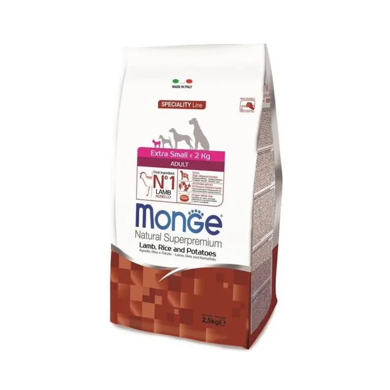 Monge Extra Small ėriena sausas maistas šunims 2,5 kg